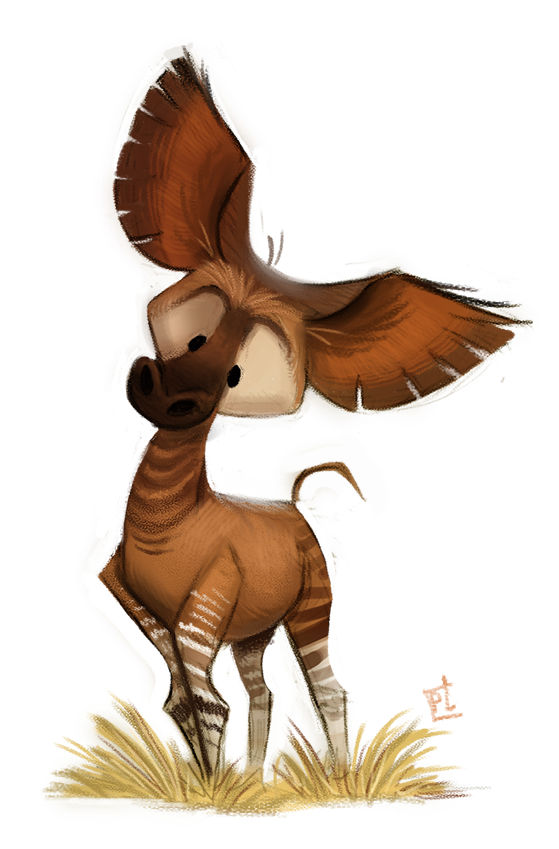 Day 739# Okapi by Cryptid-Creations on DeviantArt