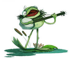 Daily Painting 743# - #KERMIT