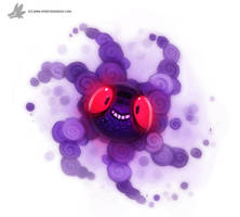 Daily Painting 753. Kanto - Ghastly Redo Quickie