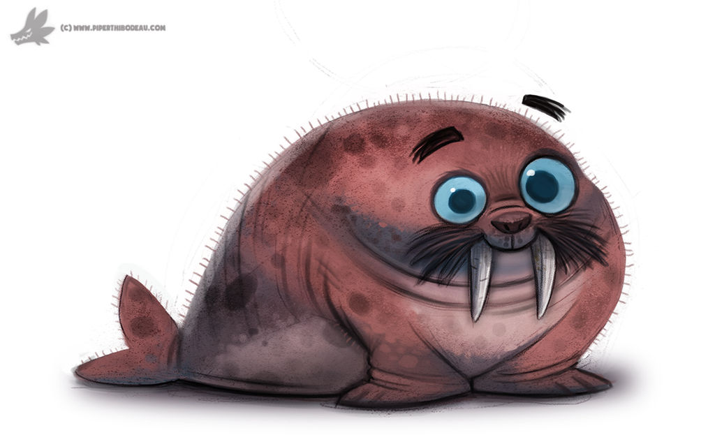 Daily Painting 766. Walrus