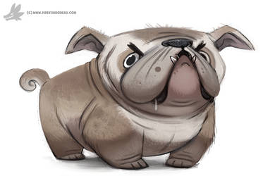 Daily Painting 768. Bulldog