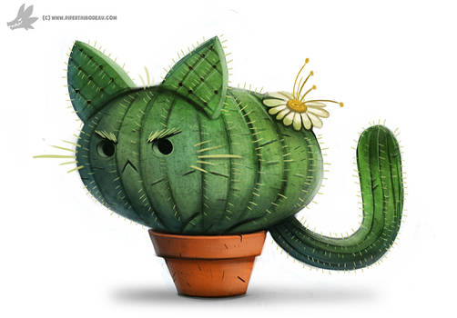 Daily Painting #854. Catcus