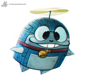 Daily Painting #859. Doraemon