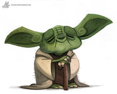 Daily Painting 877. Yoda