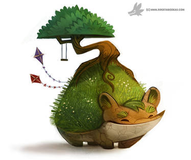 Daily Painting 883. Earth Day Chia