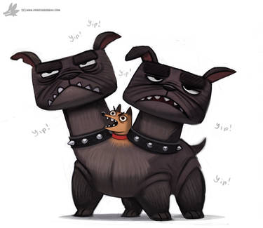 Daily Painting 884. Cerberus