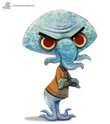 Daily Painting 896# Squidward