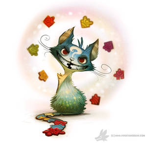 Daily Painting #914 - Cheshire Cat