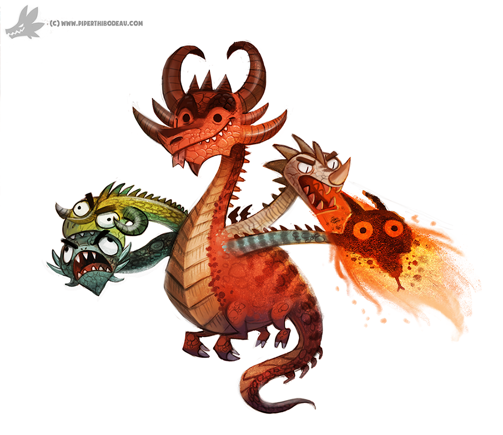 Daily Painting #918 - Tiamat