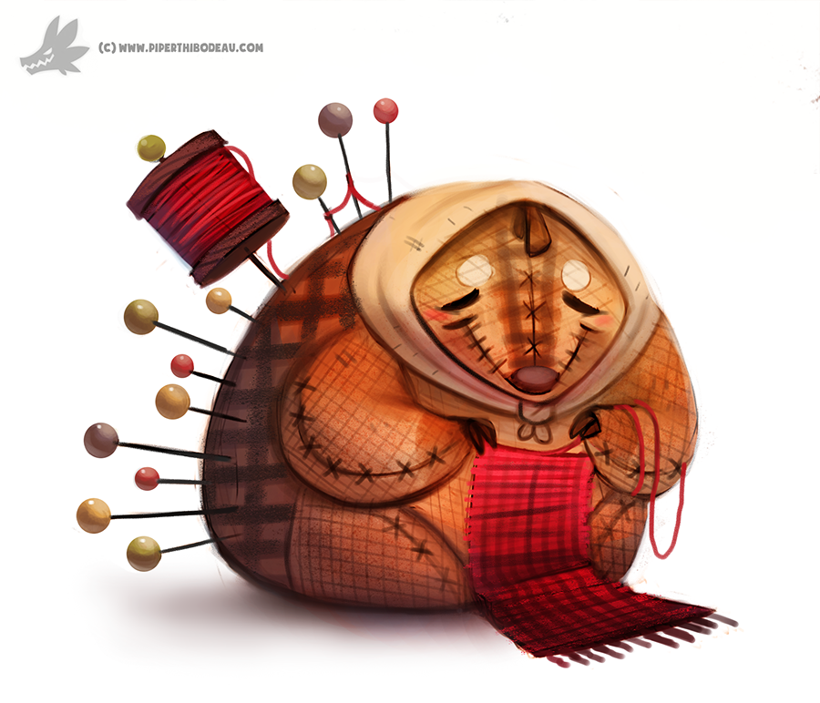 Daily Painting #919 - Porcupine Granny by Cryptid-Creations Daily Painting #919 - Porcupine Granny by Cryptid-Creations