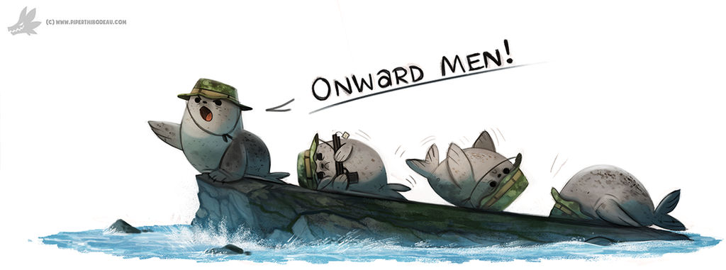 Daily Painting #929. Navy Seals