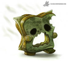 Daily Painting #947. Mold Zombie (OG)