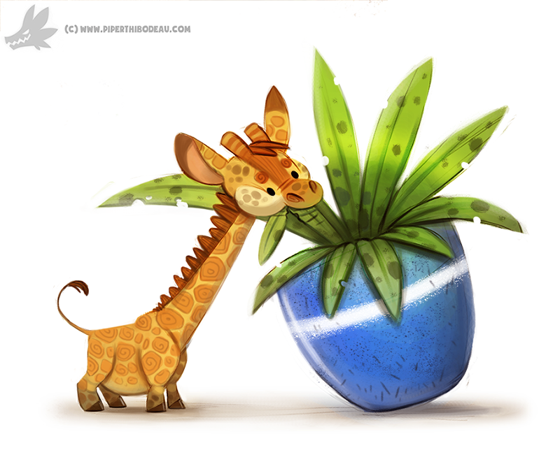 Daily Painting #949. Pygmy Giraffe (OG)