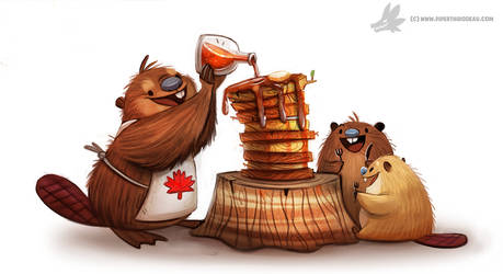 Daily Painting #953. Happy Canada Day! (OG)