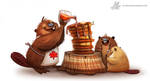 Daily Painting #953. Happy Canada Day! (OG) by Cryptid-Creations