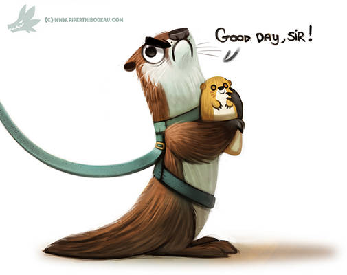 Daily Paint #983. GOOD DAY, SIR! (FA)