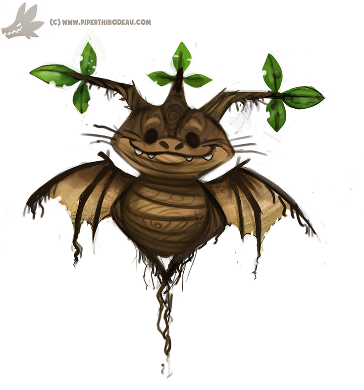 Daily Paint #984. Mandrake Rootling (OA)