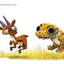 Daily Paint #987. Leopard Gecko (OA)