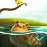 Daily Paint #989. Cat-fish (OA)