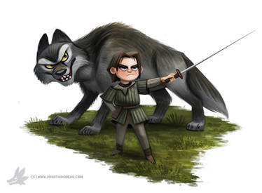 Daily Paint #1005. Valar Morghulis