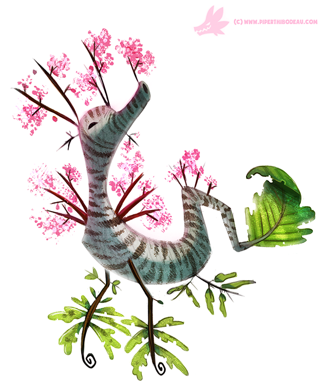Daily Paint #1036. Spring Sea-Dragon