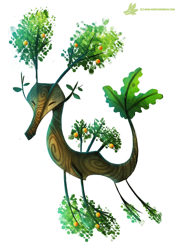 Daily Paint #1037. Summer Sea-Dragon