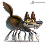 Daily Paint #1040. Wolf Spider