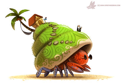 Daily Paint #1044. Hermit Island