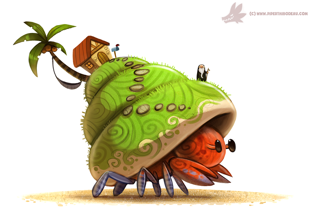 Daily Paint #1044. Hermit Island