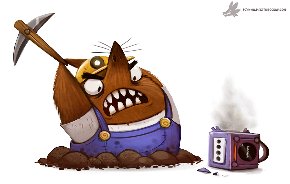 Daily Paint #1047. RESET THIS! (delayed daily) by Cryptid-Creations