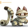 Daily Paint #1064. Mummy Cat