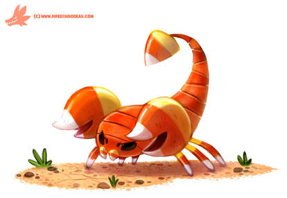 Daily Paint #1070. Scorpicorn