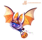 Daily Paint #1072. Halloween Delivery Service