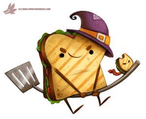 Daily Paint #1073. Sandwitch