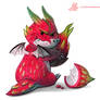 Daily Paint #1081. Dragon Fruit Keeper