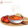 Daily Paint #1083. Tomato Soup
