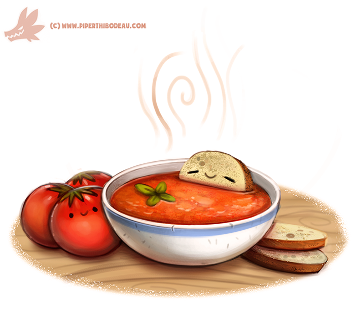 Daily Paint #1083. Tomato Soup