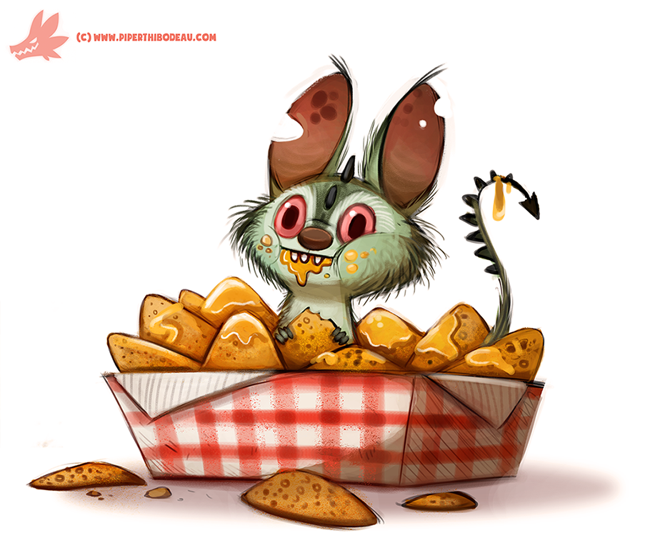 Daily Paint #1105. Chipacabra