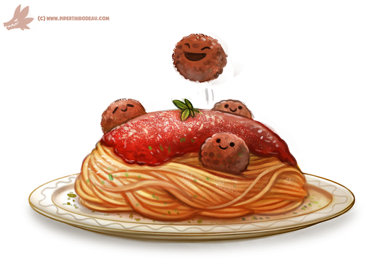 Daily Paint #1109. Spagooti