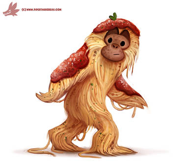 Daily Paint #1133. Saucesquatch