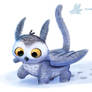 Daily Paint #1134. Owl Griffin