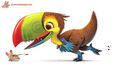 Daily Paint #1151. Toucaraptor