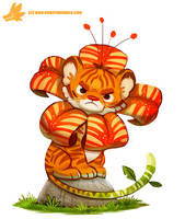 Daily Paint #1156. Tiger Lily