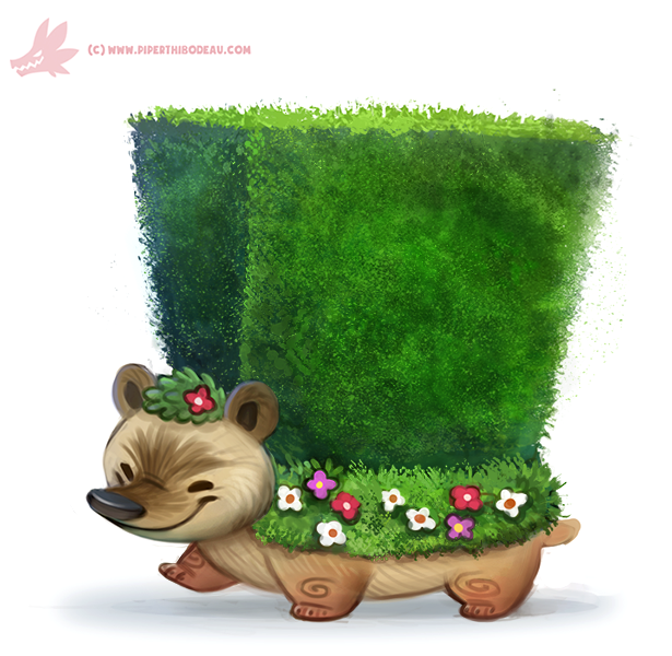 Daily Paint #1162. Hedge-hog