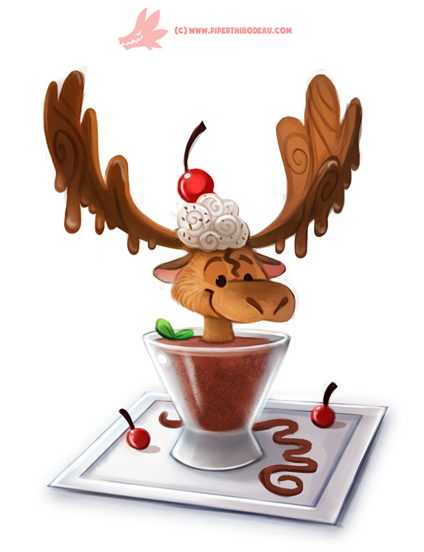 Daily Paint #1168. Chocolate Mousse