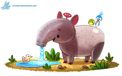 Daily Paint #1187. Tap'ir