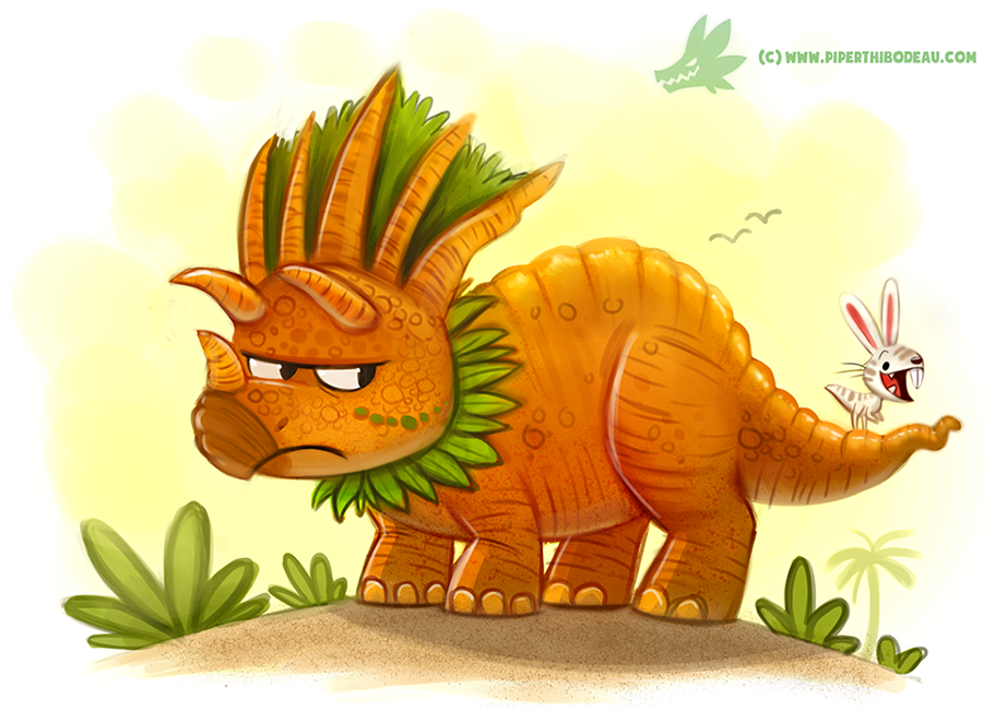 Daily Paint #1201. Tricarrotops