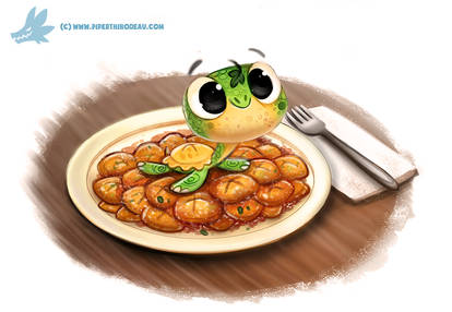 Daily Paint #1203. Torto-lini