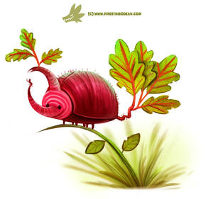 Daily Paint #1206. Beet'le