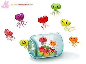 Daily Paint #1212. Jelly Beans